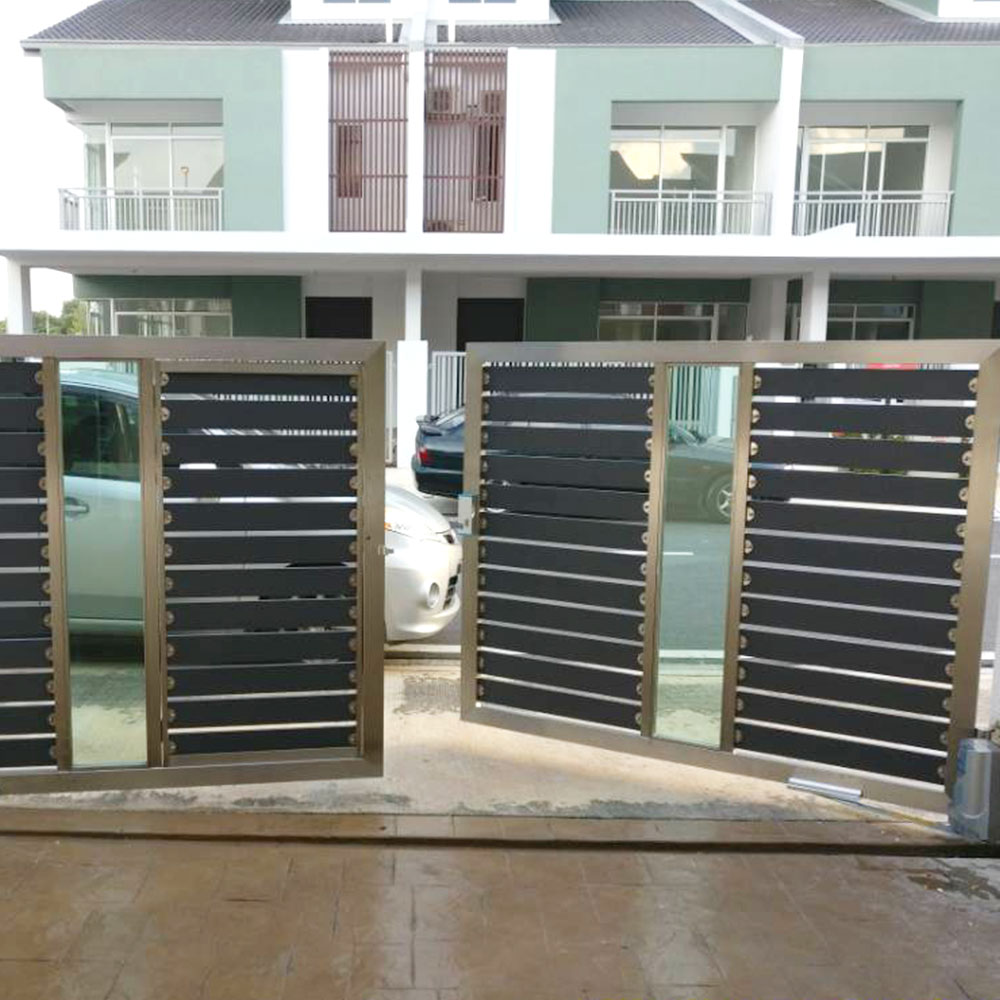 Stainless Steel Frame Swing Folding Gate Mr Autogate Ventures Sdn Bhd Malaysia