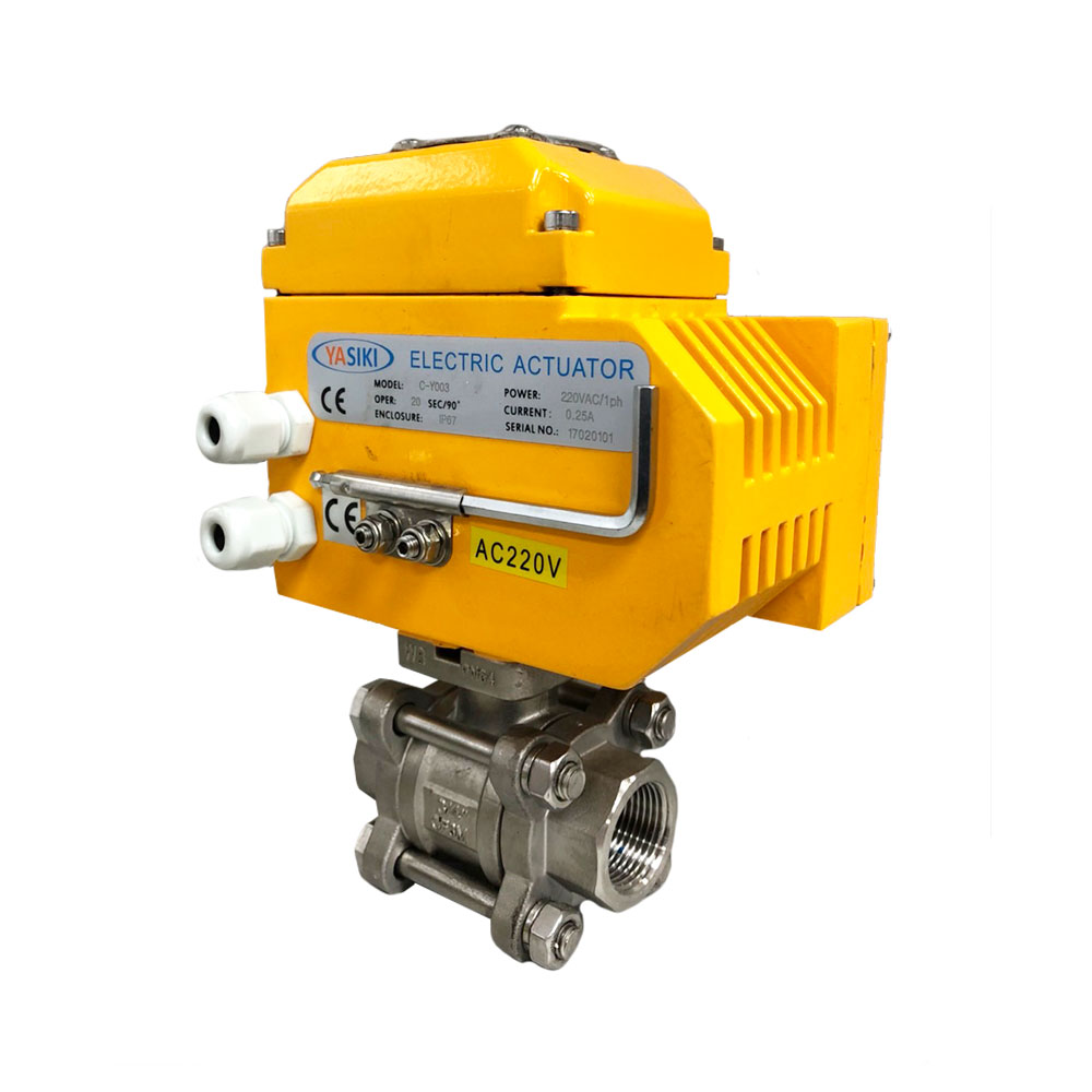 Yasiki Electric On Off Modulating Actuator Ball Valve Leesonmech Singapore Pte Ltd Singapore